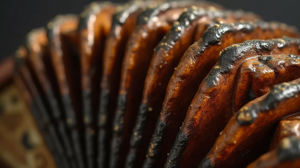 Antique accordion bellows