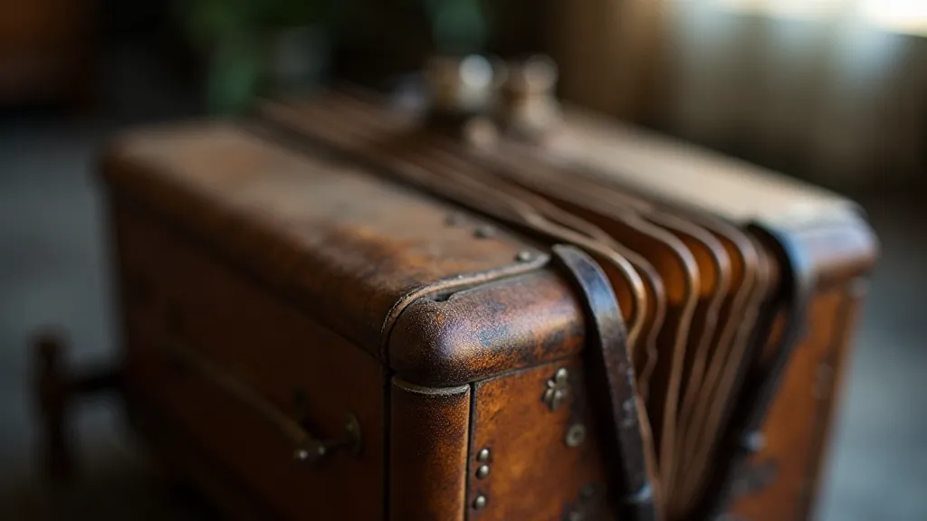 Vintage accordion bellows