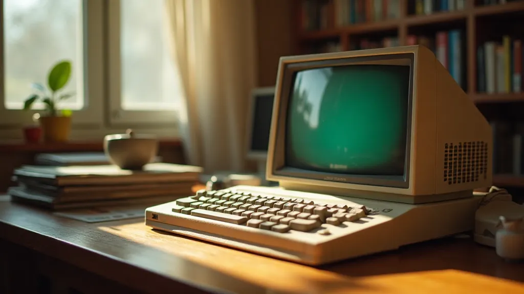 Vintage Apple II computer