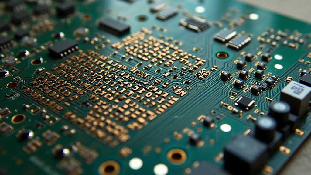 PCB assembly in progress
