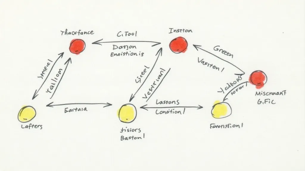 Hand-drawn state transition diagram